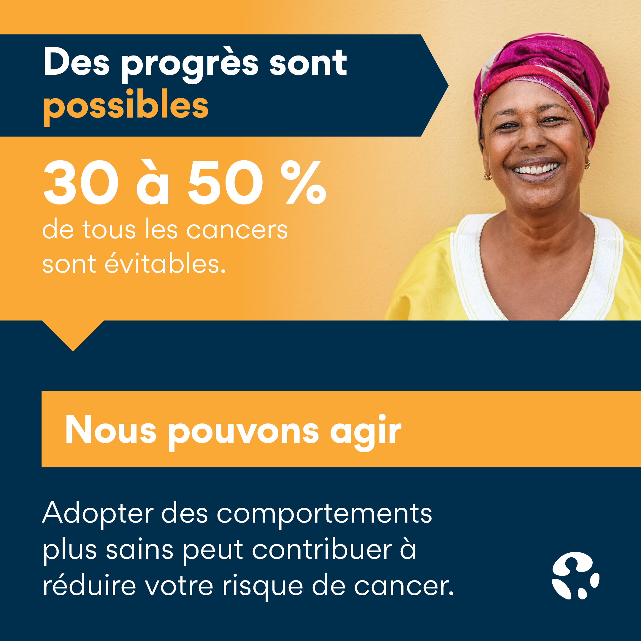 World Cancer Day 2023 - Infographic 2 - French