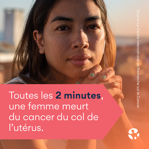Infographies sur le cancer du col de l'utérus – Journée mondiale contre le cancer 2023