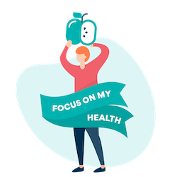 Focus on my health - 21 Day Challenge badge