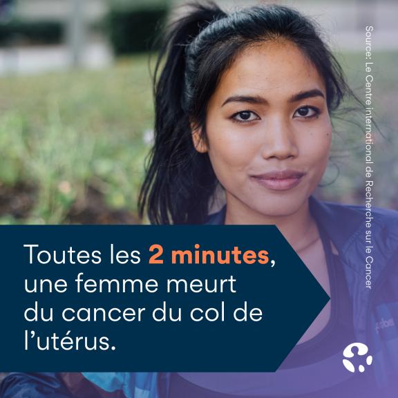 World Cancer Day 2023 - cervical cancer infographic 2 - French